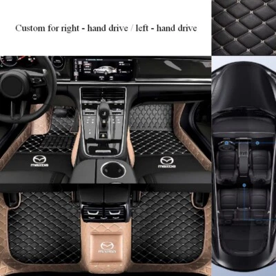Alfombrillas de coche para Mazda MPV revestimientos automáticos alfombras impermeables revestimientos de lujo personalizados Foto 1 de 4
