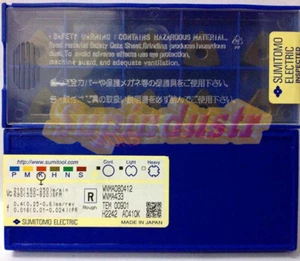.10 pz/scatola Nuova lama CNC Sumitomo WNMA080412 AC410K - Foto 1 di 1