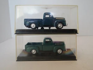 Pair Blue Green Road Legends Collector Edition 1:43 Ford Pick Ups F150 1948 F1 - Picture 1 of 12