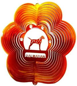 DALMATIAN WIND SPINNER  -12" Dog Stainless Steel LIFETIME RUST WARRANTY - Picture 1 of 1