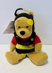 "Nuevo con etiquetas Mini Bolsa de Frijoles Tienda Disney Bumble Bee Pooh 8""" - Imagen 1 de 4