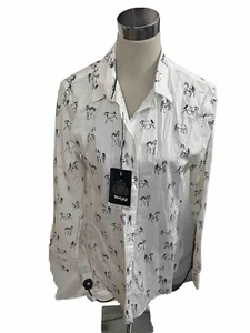 Ladies Toggi Basildon Horse Print Shirt Size 16 NWT RRP £60 Equestrian - Picture 1 of 3