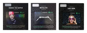 Limited Edition STARBUCKS Gift Card METALLICA, LADY GAGA, CHANCE THE RAPPER New - Picture 1 of 1