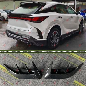 Forged Carbon/Carbon Rear Bumper Splitters Fins Fits Lexus RX350 RX450H+ RX500h - Picture 1 of 31