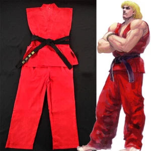 Spiel Street Fighter V Ryu Ken Präferenz Kostüm Karate Anzug Kleidung Weihnachtsgeschenk - Bild 1 von 12