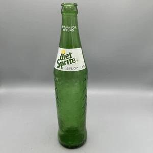 Vintage SPRITE Bottle Green Glass 16 OZ Soda Pop PLATT NATIONAL PARK - Picture 1 of 3