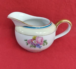 Hutschenreuther Bavaria 8 oz Creamer US Zone Germany Flowers - Picture 1 of 5