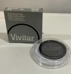 Vintage Vivitar Polarizing Filter 55mm 0226297 With Original Box - Picture 1 of 2
