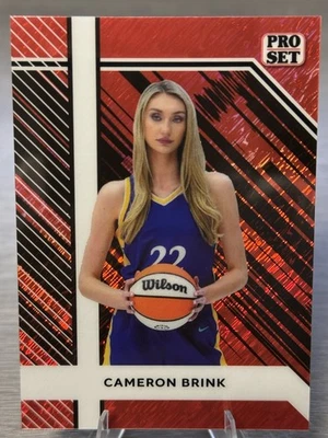 🔥🏀CAMERON BRINK 2024 Pro 套装促销红色珠光 SSP /10 #LA SPARKS STAR!!!🏀🔥 — 第 1/4 张图片