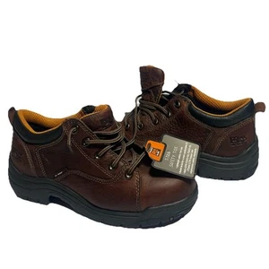 Womens Timberland PRO Titan Safety Toe Oxford Shoe Boot Brown Size 8.5 #63189 - Picture 1 of 8