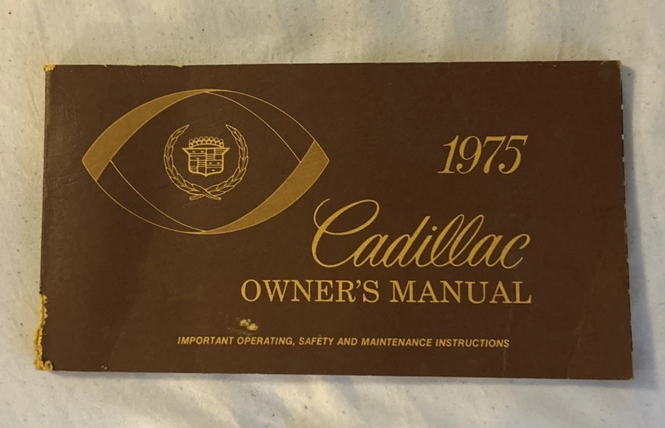 Cadillac DeVille 1975 cupé sedán 96 páginas manual del operador del propietario guía del usuario  Foto 1 de 3