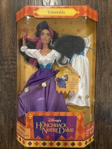 Disneys Esmeralda Puppe "Der Glöckner von Notre Dame" Mattel 1995 Box beschädigt - Bild 1 von 12