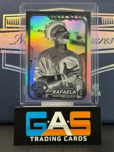 2024 Topps Chrome Update Ceddanne Rafaela Rookie Debut Negative Refractor #USC44 - Picture 1 of 2