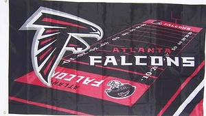 ATLANTA FALCONS FIELD NUEVO 3x5 ft bandera NFL - Imagen 1 de 2