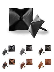 25 Stück 1 Zoll Quadratische Pyramide Türverschlüsse Dekorative Nägel Rustikal Gehämmert Eisen - Bild 1 von 42