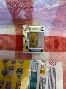 Funko Bitty Pop Despicable Me Minions 904 Kung Fu Kevin *Gold 1/32* VERY HTF - Picture 1 of 10