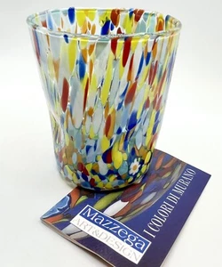MAZZEGA Colori Di Murano One Multicolor Handarbeit Glas Becher NEU Italy - Bild 1 von 8