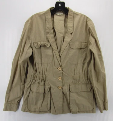 Chaqueta DE COLECCIÓN Fenn Wright Manson Mujer 2 Beige Blazer Lona Utilidad Abotonada* Foto 1 de 4