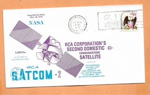 RCA SATCOM 2 LAUNCH MAR 26,1976 KSC SPACE VOYAGE COVER - Picture 1 of 1