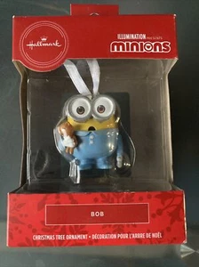 Hallmark 2021 Minions Bob The Rise Of Gru Red Box Christmas Ornament - Picture 1 of 3