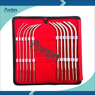 CYNAMED USA NEW O.R GRADE 12 EA VAN BUREN DILATOR URITHRAL SOUNDS SETS OB/Gyn Surgical
