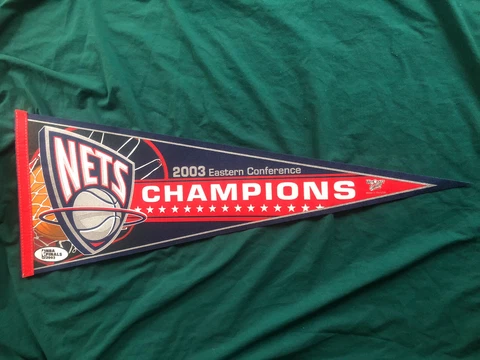 New Jersey Nets 2003 NBA Finals Champions Pennant Cover