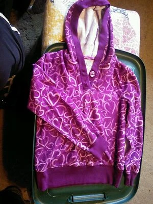 Sudadera con capucha acanalada Total Girl para niñas - talla 10/12 Foto 1 de 4