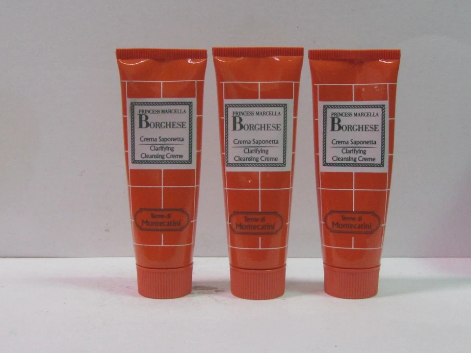 Princess Marcella Borghese Crema Limpiadora Clarificante Lote de 3 x 1 OZ Totalmente Nueva Foto 1 de 1