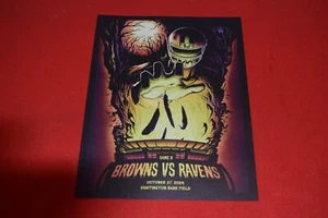 6 Different Cleveland Browns SGA Posters 10/27/2024 Ravens 2022 Brady 23 49ers - Picture 1 of 6