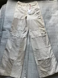 BDG Urban Outfitters Patchwork Puddle Jeans With Tags - Picture 1 of 4
