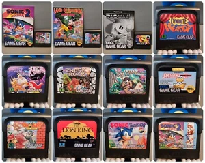 Sega Game Gear Carts - Various Titles - Pick & Choose - Games - Sonic & More - Picture 1 of 19