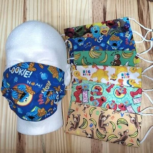 PBS Shows Face Mask | 100% Cotton | Adjustable | Machine Washable-Dryable - Picture 1 of 13