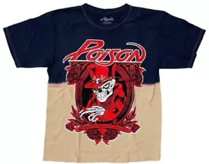 Camiseta Poison Para Hombre Tinte por Inmersión Genuina Mercancía Oficial Heavy Metal Negra Camiseta - Imagen 1 de 5