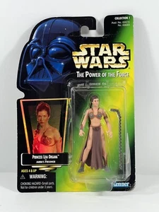 Mini figura de acción 1997 Hasbro de la princesa Leia de Star Wars como prisionero de Jabba - Imagen 1 de 7