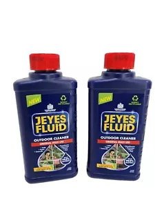 Jeyes Fluid Outdoor Cleaner Multiuse Disinfectant, Navy Blue, 300ml x 2  - Picture 1 of 1