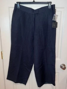 NWT Mercer & Madison Womens Dark Blue Capri Pants Size 16 - Picture 1 of 4