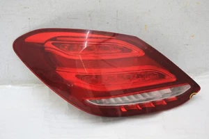 Mercedes C Class W205 Left Side Tail Light 2014-2018 A2059061357 *LENS DAMAGED* - Picture 1 of 15