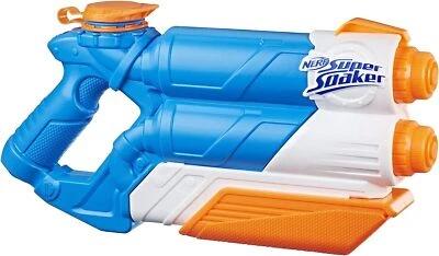Super Soaker Twin Tide Wasserpistole doppelter Spritzpower Pump-Funktion 1,4 L - Bild 1 von 4