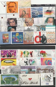 Lot Briefmarken Deutschland 2000 mit 2 Block - Bild 1 von 3