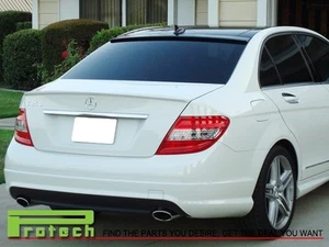 AMG Type Painted 650 White Trunk Lip Spoiler Fit W204 C200 C250 C300 C350 C63AMG - Bild 1 von 2