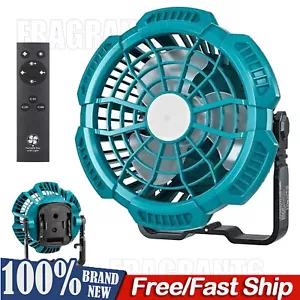 Portable Camping Fan for Makita 18V Li-ion Battery Outdoor Jobsite Fan Cordless - Picture 1 of 8