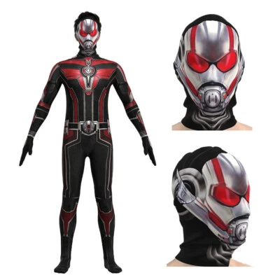 Ant-Man and the Wasp: Quantumania Costume Cosplay Jumpsuit Halloween Adult/Kids - Image 1 of 4