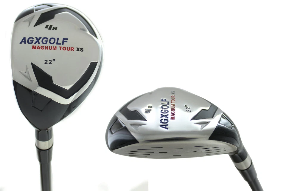 AGXGOLF MENS LEFT HAND XS #4 HYBRID IRON wGRAPHITE SHAFT: CHOOSE LENGTH & FLEX - Image 1 of 1