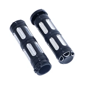 1" 25mm Handlebar Hand Grips For Harley Electra Road Street Glide FLHT 1984-2015 - Picture 1 of 7