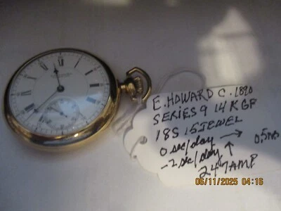 Reloj Bolsillo E. Howard en PERFECTO Funcionamiento Foto 1 de 4