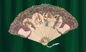 VICTORIAN STOCKINGS, HOLLY, KIDS FAN Greeting Card!!! - Picture 1 of 1