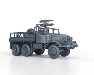 WWII USA - MACK NO6 7 1-2ton CARGO TRUCK no tarp - 3D printed scale model 1/48 1 - Picture 1 of 4