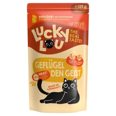 Lucky Lou Lifestage Adult Geflügel 125 g, Katzenfutter, NEU - Bild 1 von 3