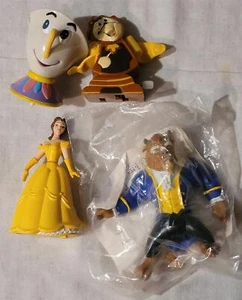 Beauty and the Beast Burger King Happy Meal Figures x FOUR - Picture 1 of 3