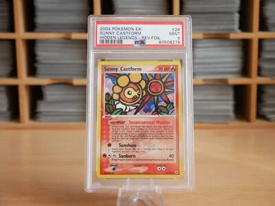 Pokemon SUNNY CASTFORM 26/101 PSA 9 | Mint | REV HOLO | EX Hidden Legends | 2004 - Image 1 of 2